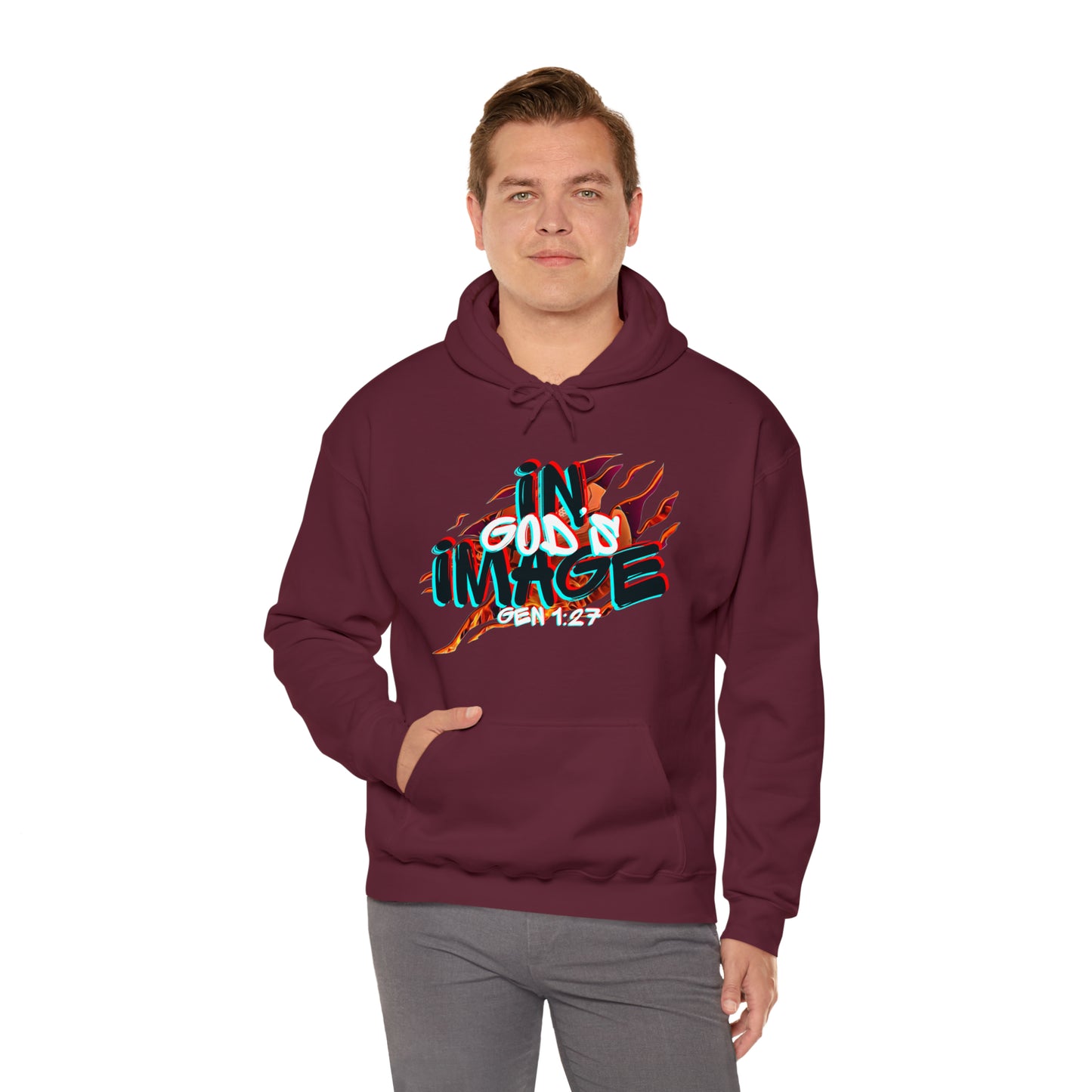 In God's Image Heavy Blend™ Hooded Sweatshirt