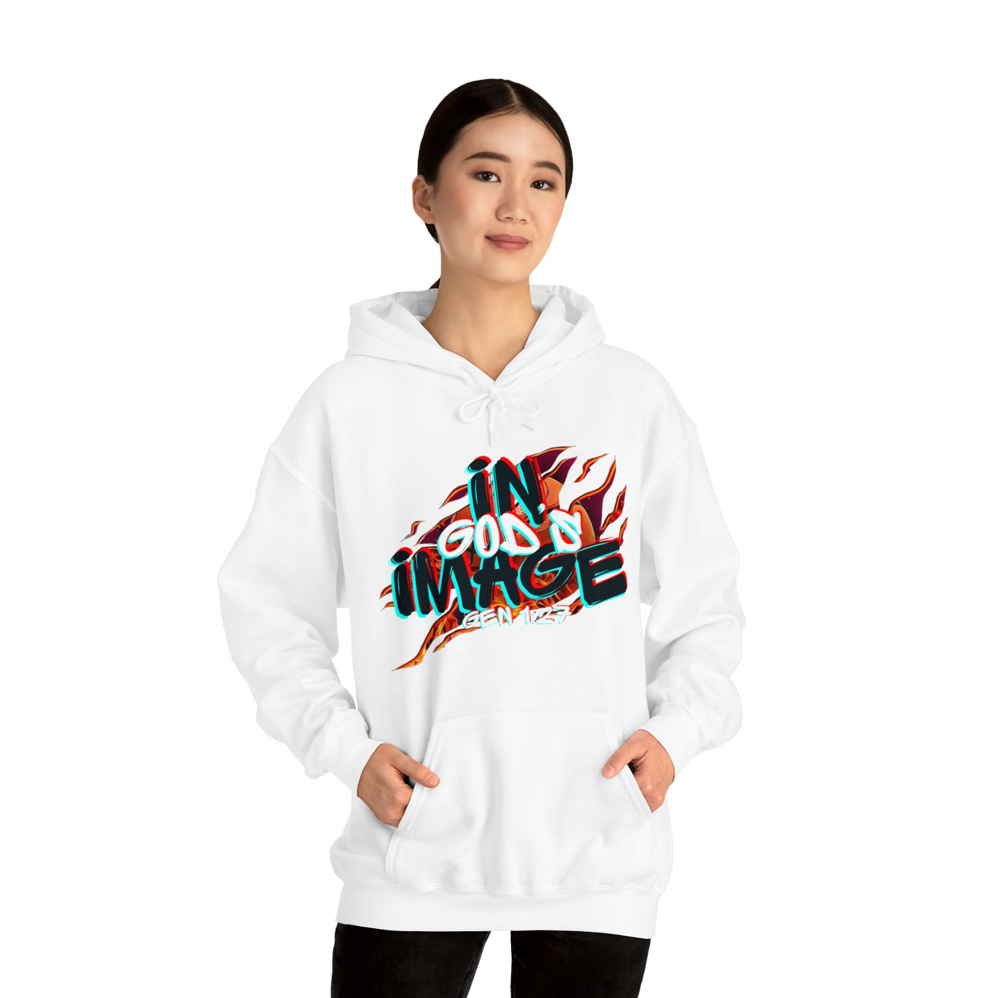 In God's Image Heavy Blend™ Hooded Sweatshirt