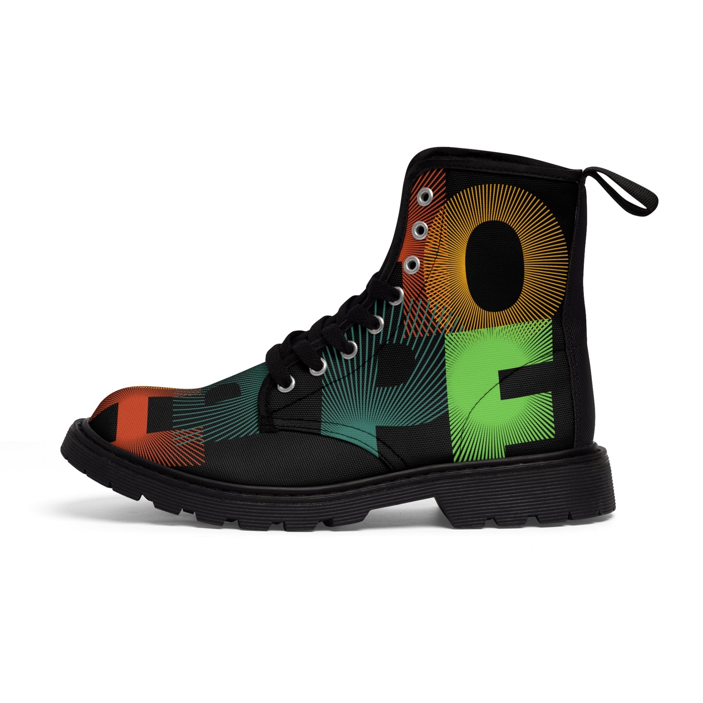 Italian Collection Men's Canvas Boots