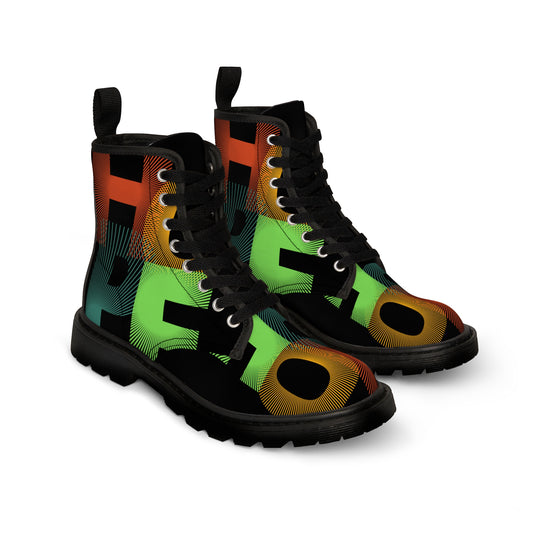 Italian Collection Men's Canvas Boots