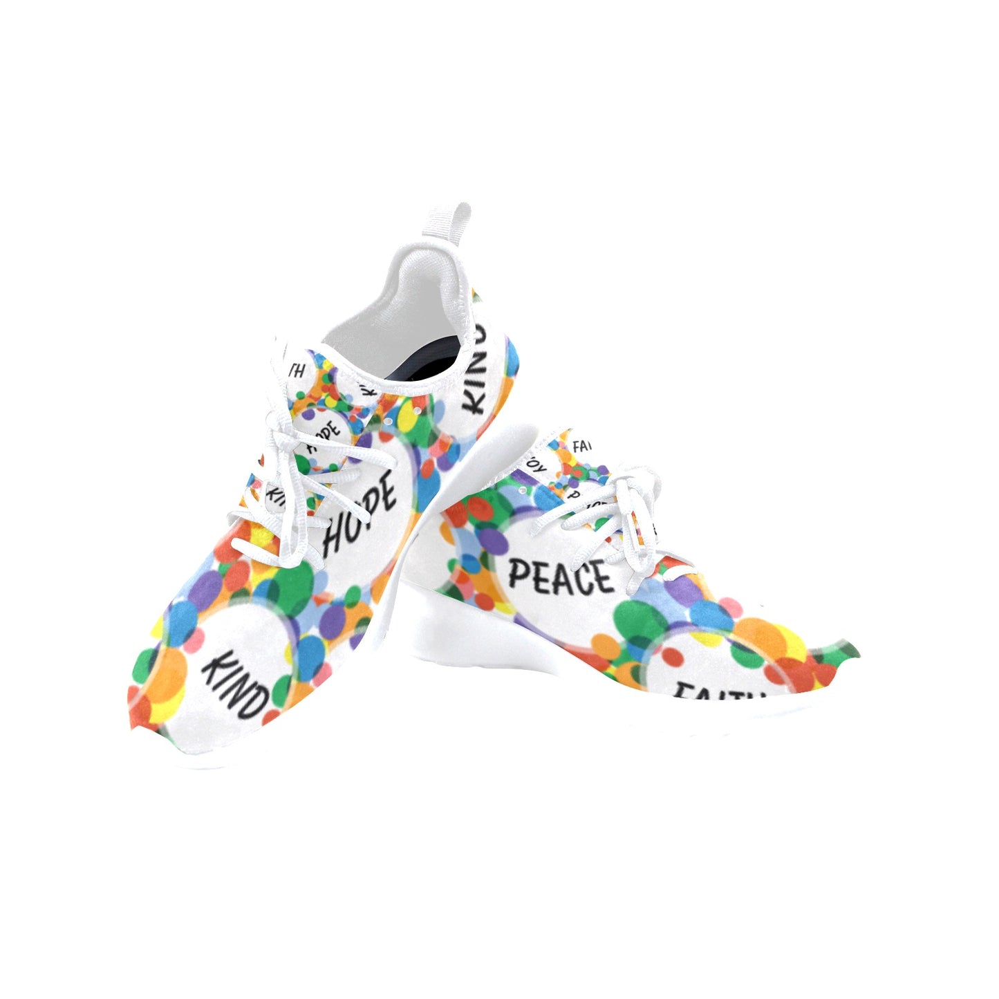 White Pattern Illusions Women's Slip-on Sneakers