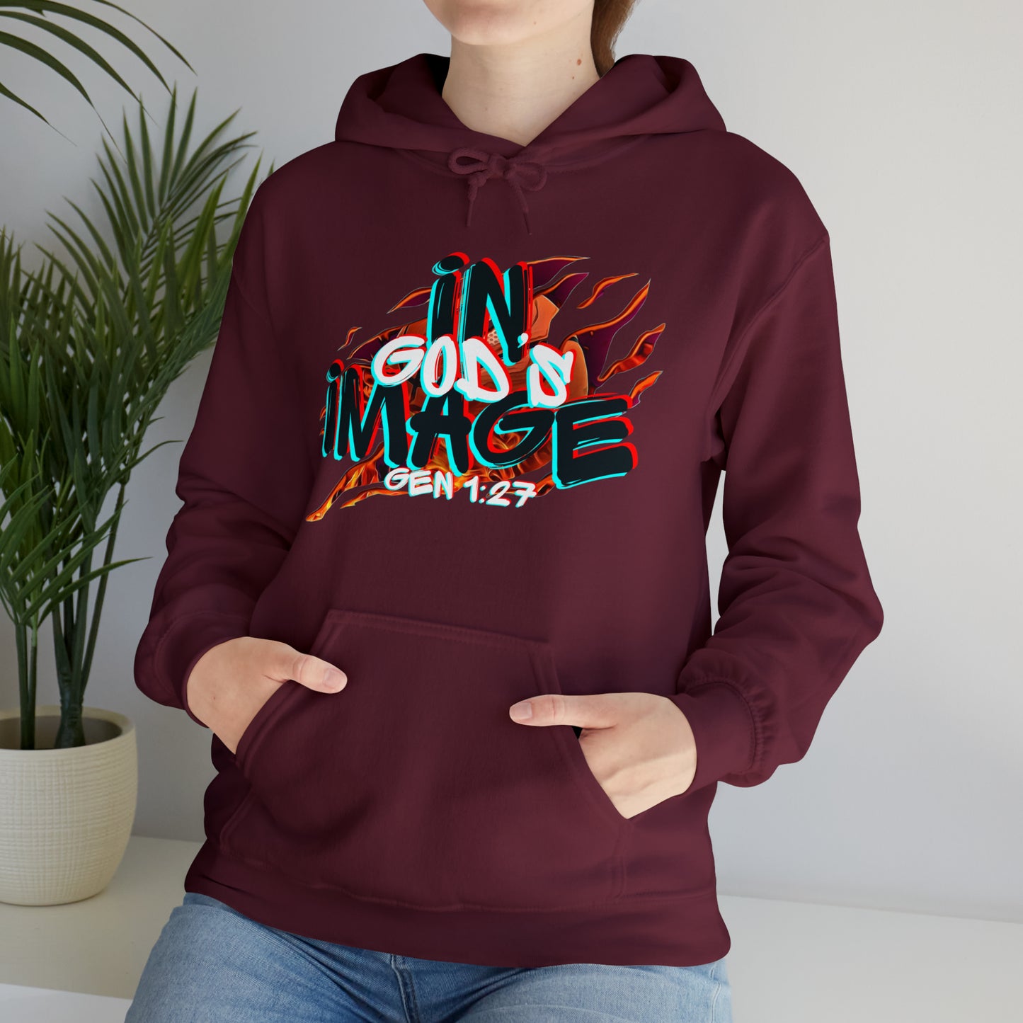 In God's Image Heavy Blend™ Hooded Sweatshirt