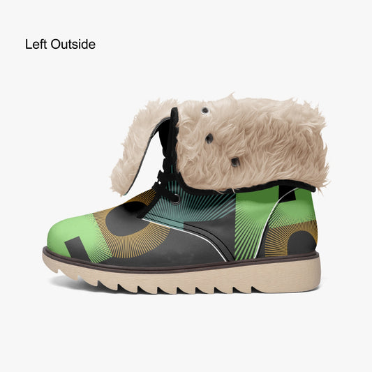 Italian Collection Cotton-pad Fur Lining Boots