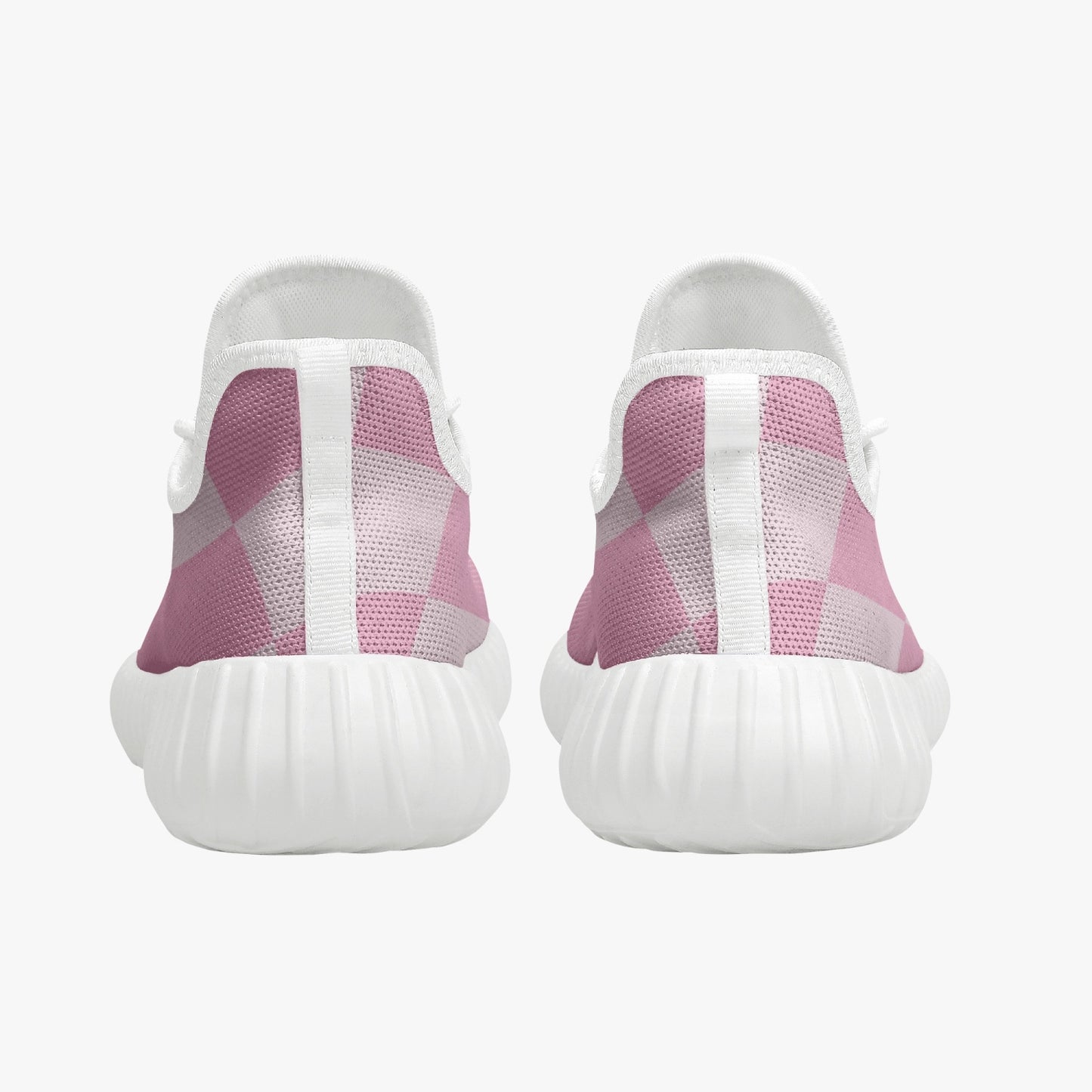 Illusions Mesh Knit Sneakers - White/Black