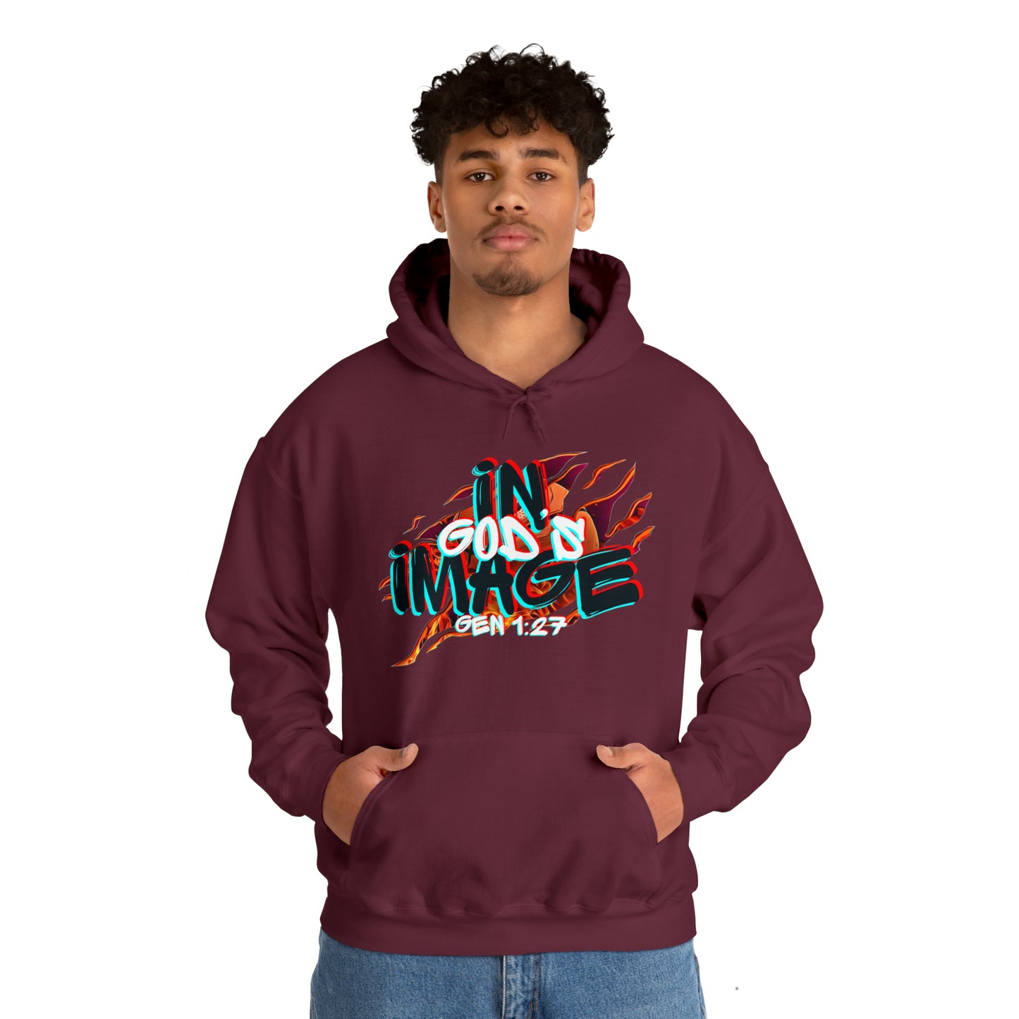 In God's Image Heavy Blend™ Hooded Sweatshirt