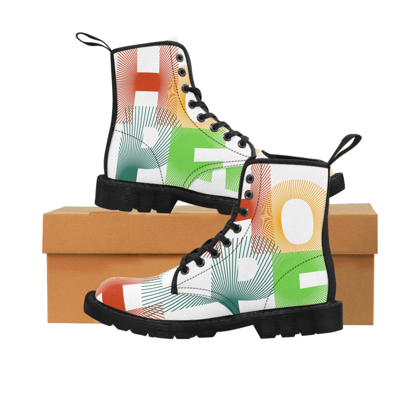 Italian Collection Men's Canvas Boots