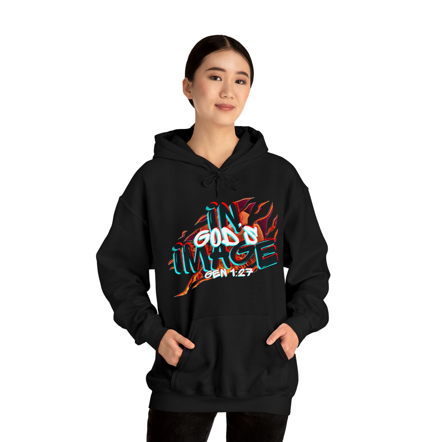 In God's Image Heavy Blend™ Hooded Sweatshirt