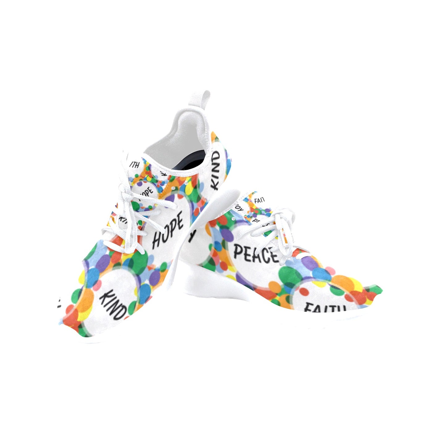 White Pattern Illusions Men's Slip-on Sneakers