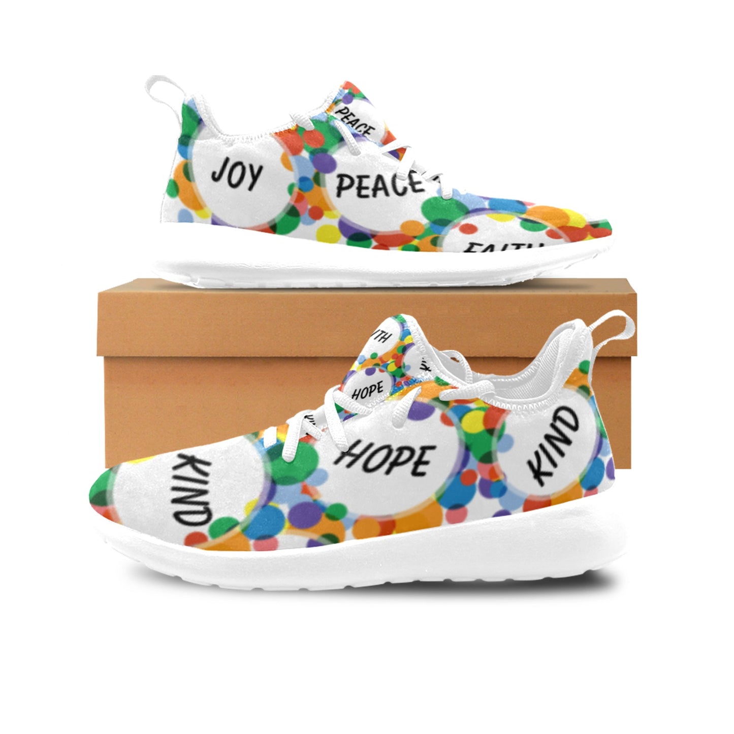 White Pattern Illusions Men's Slip-on Sneakers