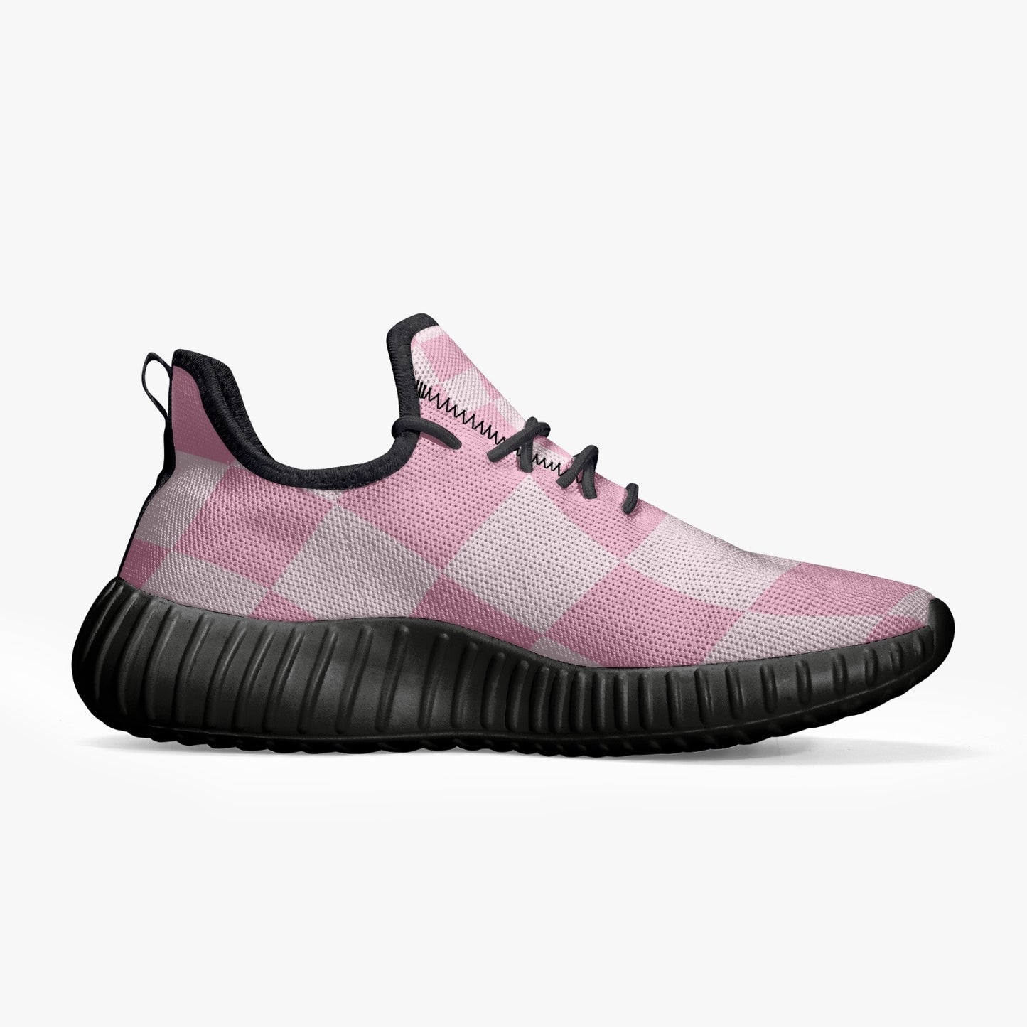 Illusions Mesh Knit Sneakers - White/Black