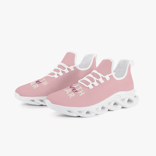 Easy Walkers Mesh Knit Sneakers - White