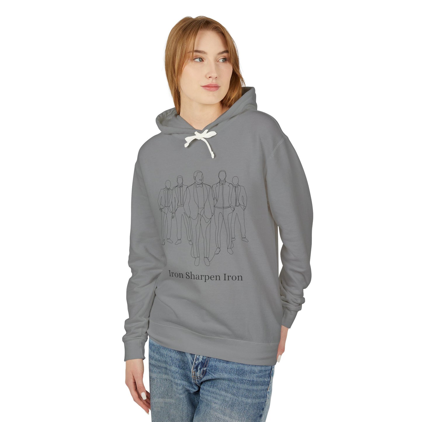 G_Step Iron Sharpen Iron Lightweight Hooded Sweatshirt