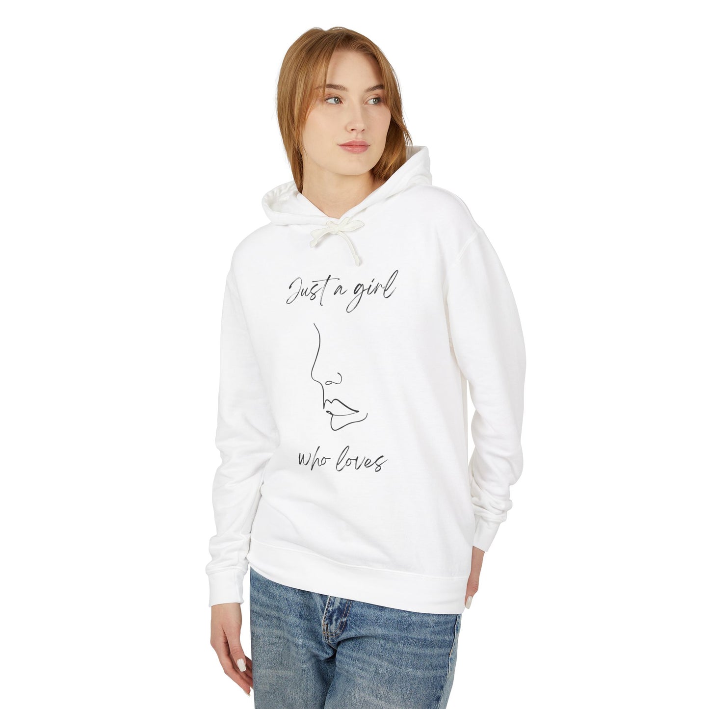 G_Step Just Girl Lightweight Hooded Sweatshirt