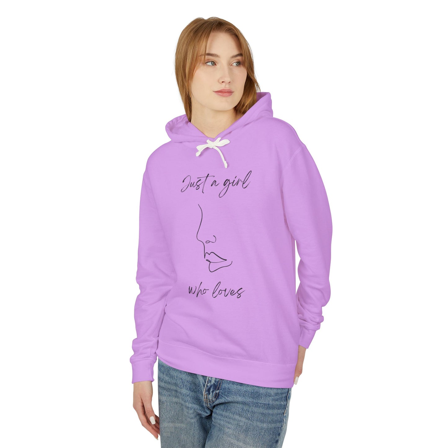 G_Step Just Girl Lightweight Hooded Sweatshirt