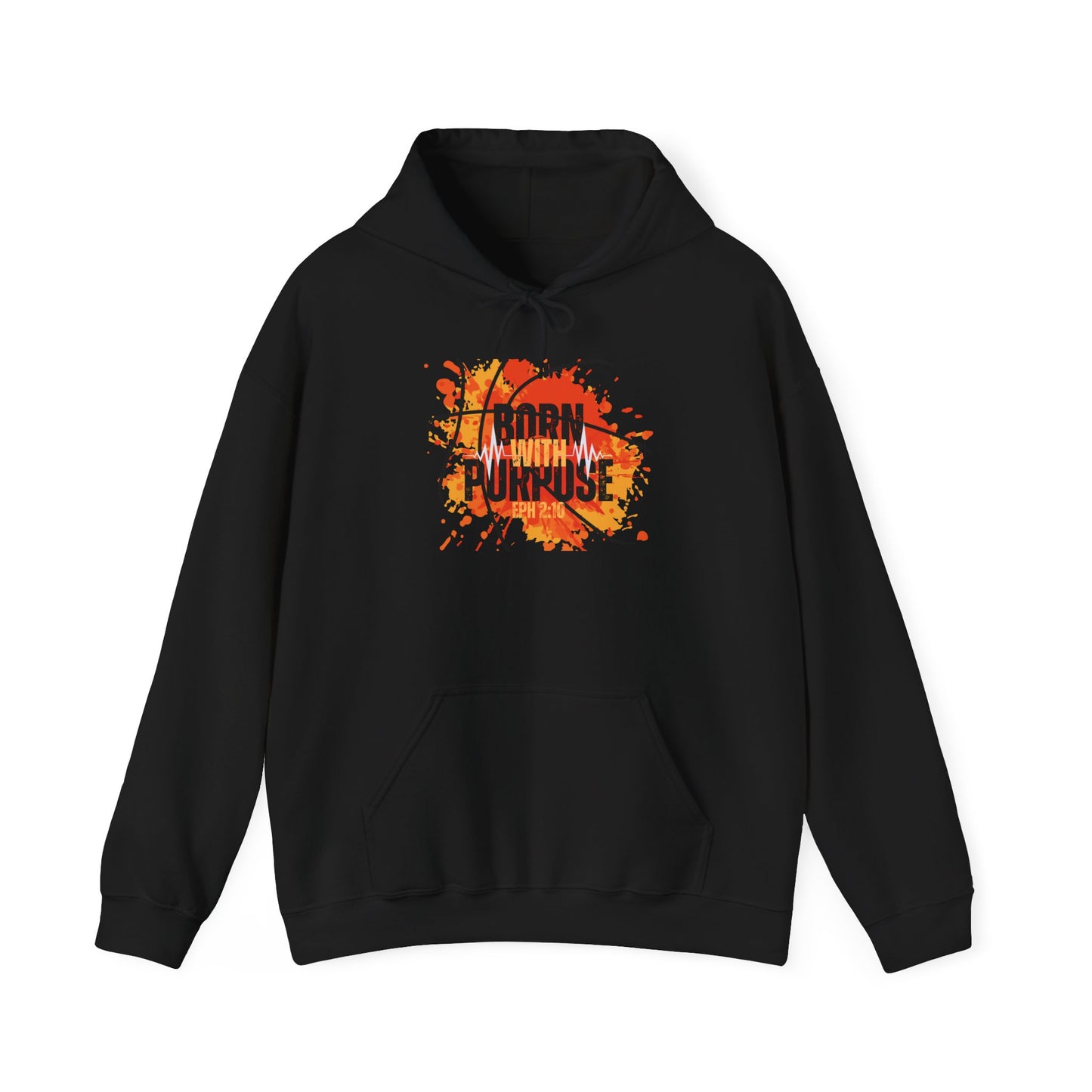 Born With Purpose Heavy Blend™ Hooded Sweatshirt