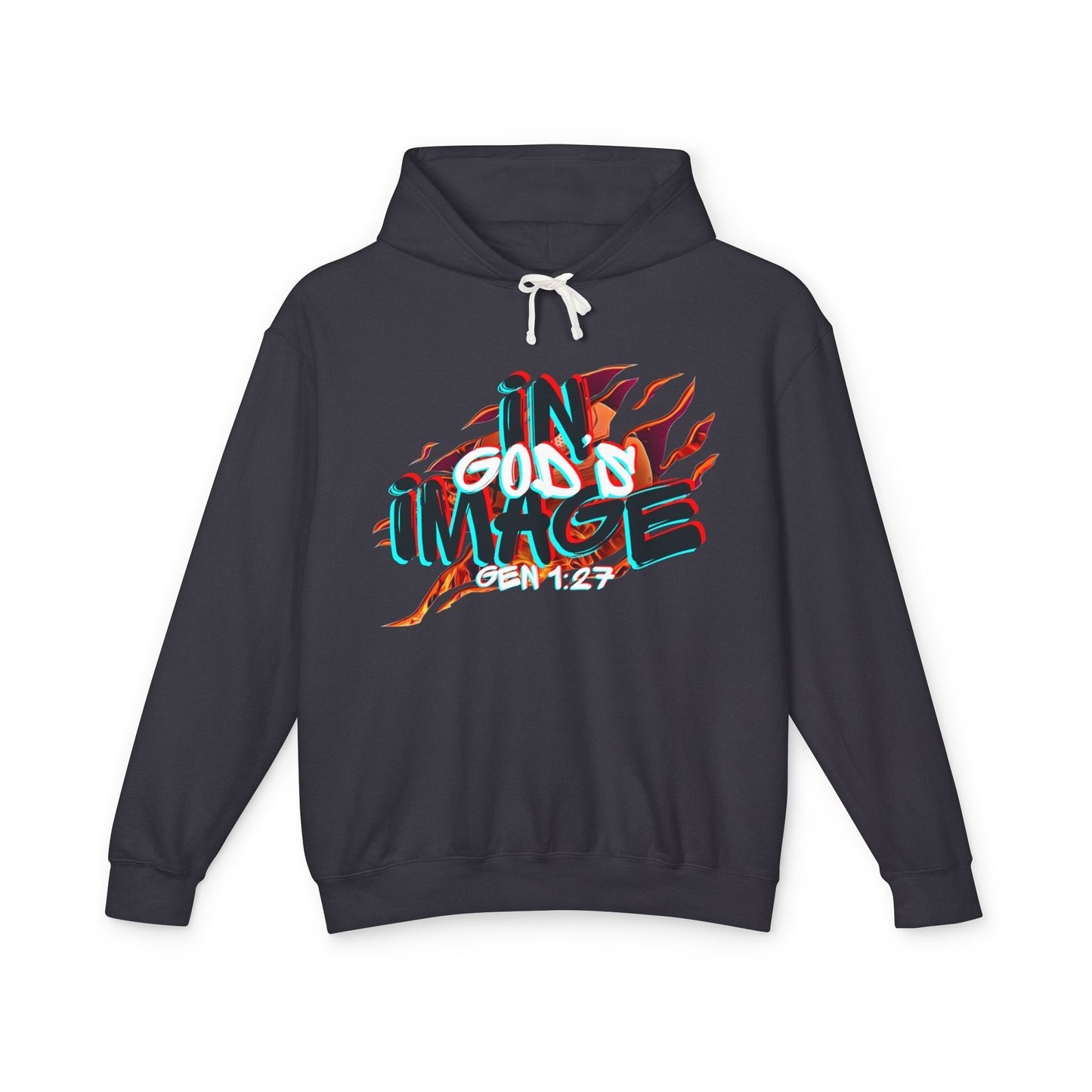 In His Image Unisex Lightweight Hooded Sweatshirt