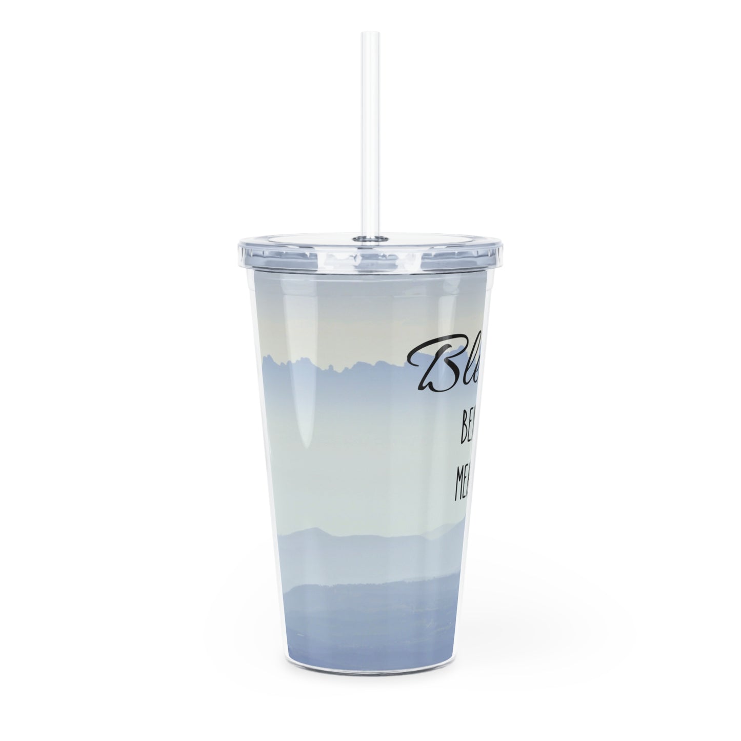Beyond Measure Plastic Tumbler with Straw