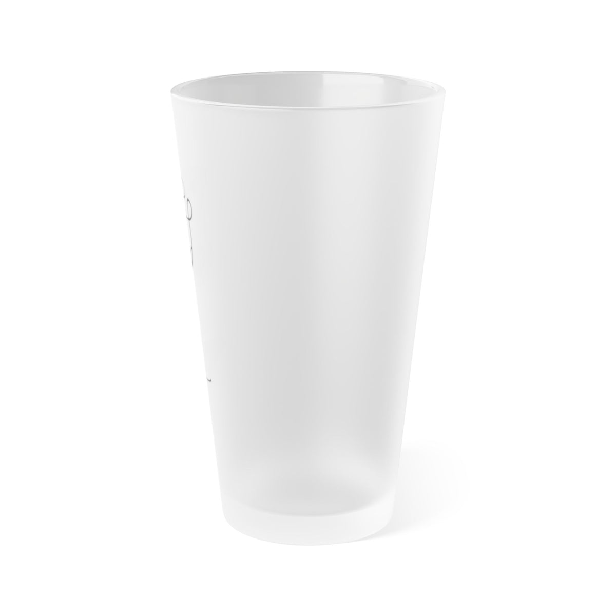 Love Frosted Pint Glass, 16oz